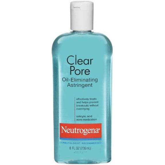 24 PACKS : NeutrogenaClear Pore Oil Eliminating Astringent, 8 Ounce
