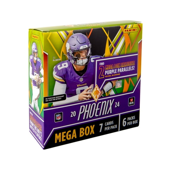 24 PANINI PHOENIX FOOTBALL MEGA BOX