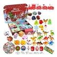thumbnail image 1 of 24 PC Christmas 3D Countdown Calendar Toy Set with 24 Toys, Merry Christmas Themed Play Set for Kids, Version B, 1 of 6