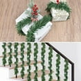 thumbnail image 1 of 24 PCS 11.81" Christmas Artificial Norfolk Pine Garlands, Real Touch Winter Faux Greenery Garland, Realistic Artificial Garland for Table, Mantle, Fireplace, Indoor, Window Stairs Outdoor Decoration, 1 of 6