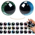 thumbnail image 1 of 24 PCS 20mm Safety Eyes, Sparkling 3D Glitter Eyes with Washers, Doll Eyes Stuffed Crochet Eyes, Craft Doll Making Safety Eyes for Crocheting, 1 of 10