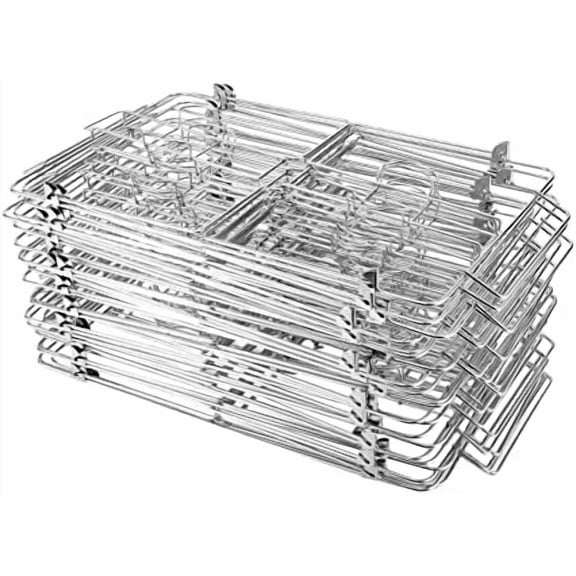 24 PCS Chafing Dish Buffet Set Wire Rack Buffet Stand Rectangular Full Size Stackable Chafing Wire Rack Buffet Stand for Events Parties Wedding Birthday Party Catering$$Home Decor, Kitchen, & Other