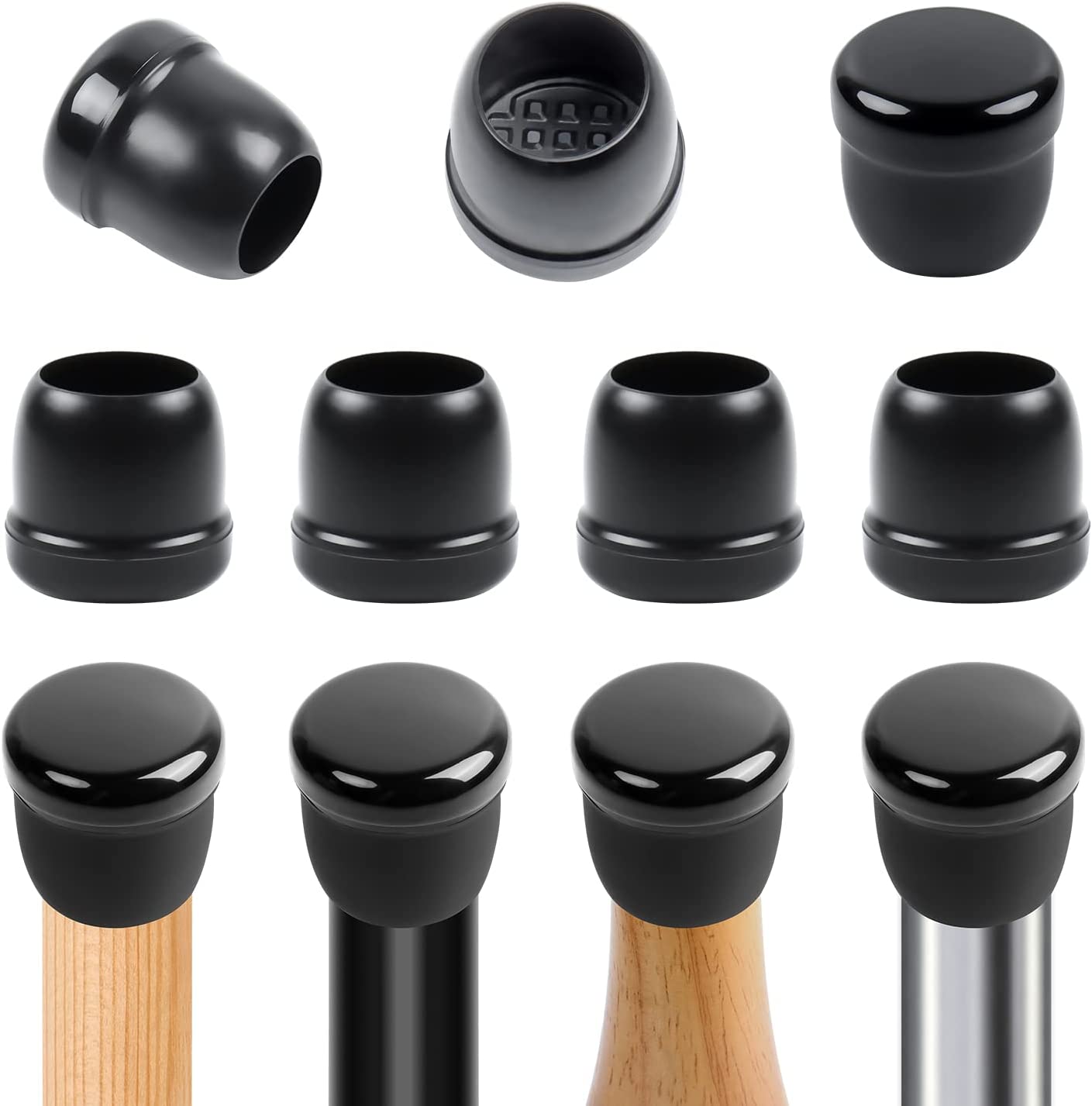 24 PCS Chair Leg Caps Sliders for Carpet. Chair Leg Floor Protectors Teflon Sliders for Carpet
