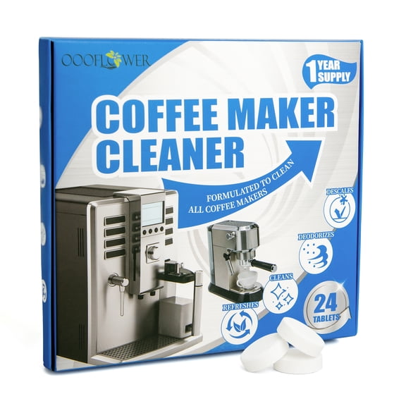 OOOFLOWER Coffee Maker Cleaner Tablets 24 Count