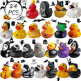 thumbnail image 1 of 24 PCS Halloween Rubber Ducks Party Favors Toys for Jeeps Ducking Trick or Treat Supplies Goodie Bag Fillers, Halloween Themed Bathtub Toys, 1 of 6