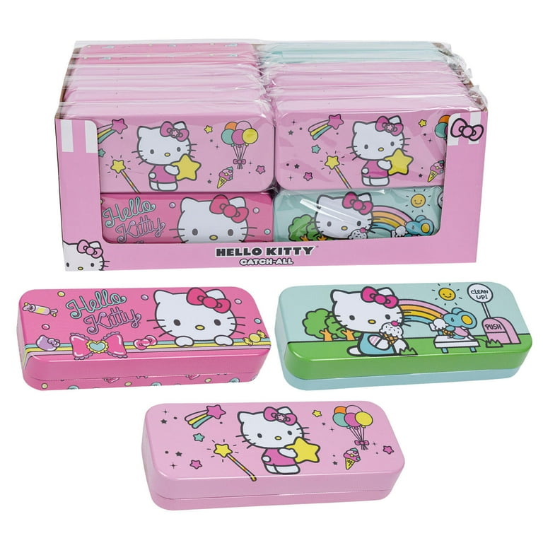 Hello Kitty Tin Pencil Case, 8 Inches, 3 Styles, School Supplies