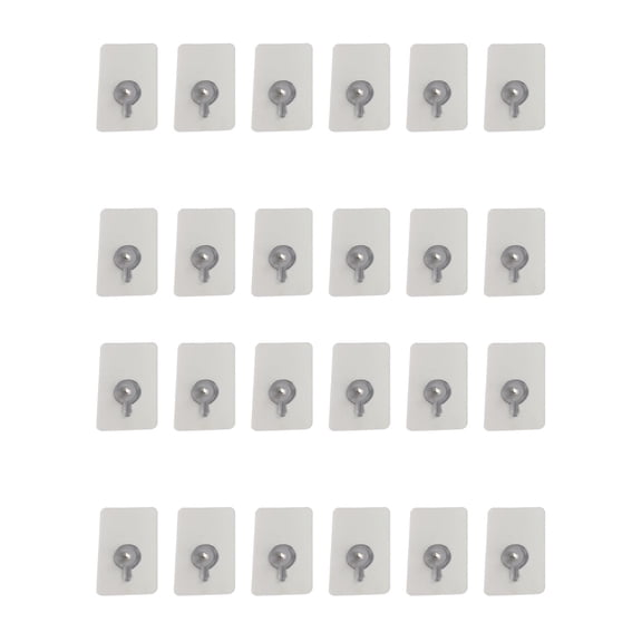 RENACLIPY 24-Pack Punch-Free Invisible Hooks for Drywall Picture Frame Hanging, Damage-Free Wall Hangers