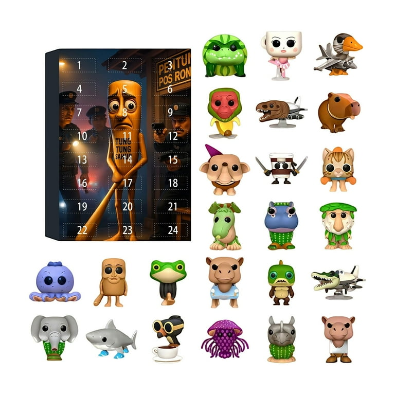 24 PCS, Italian Brainrot Animals Blind Box Toy Collection Figure