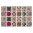 thumbnail image 1 of 24 PCS Moroccan Style Tile Sticker Oil Proof Wall Backsplash Heat Resistant Furniture Staircase Home Decor Self Adhesive Removable DIY Murals for Kitchen Bathroom A 3.9*3.94Inch, 1 of 9