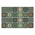 thumbnail image 1 of 24 PCS Moroccan Style Tile Sticker Oil Proof Wall Backsplash Heat Resistant Furniture Staircase Home Decor Self Adhesive Removable DIY Murals for Kitchen Bathroom D 6*6Inch, 1 of 9
