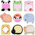 thumbnail image 1 of 24 PCS Multicolor Cute Animal Sticky Notes with 8 Cute Patterns 3 Pads of Each Kawaii Note Pads Cute Cartoon Self-Stick Memo Pads for Office Home  Roommates Gifts,Notebooks and Writing Pads, 1 of 7
