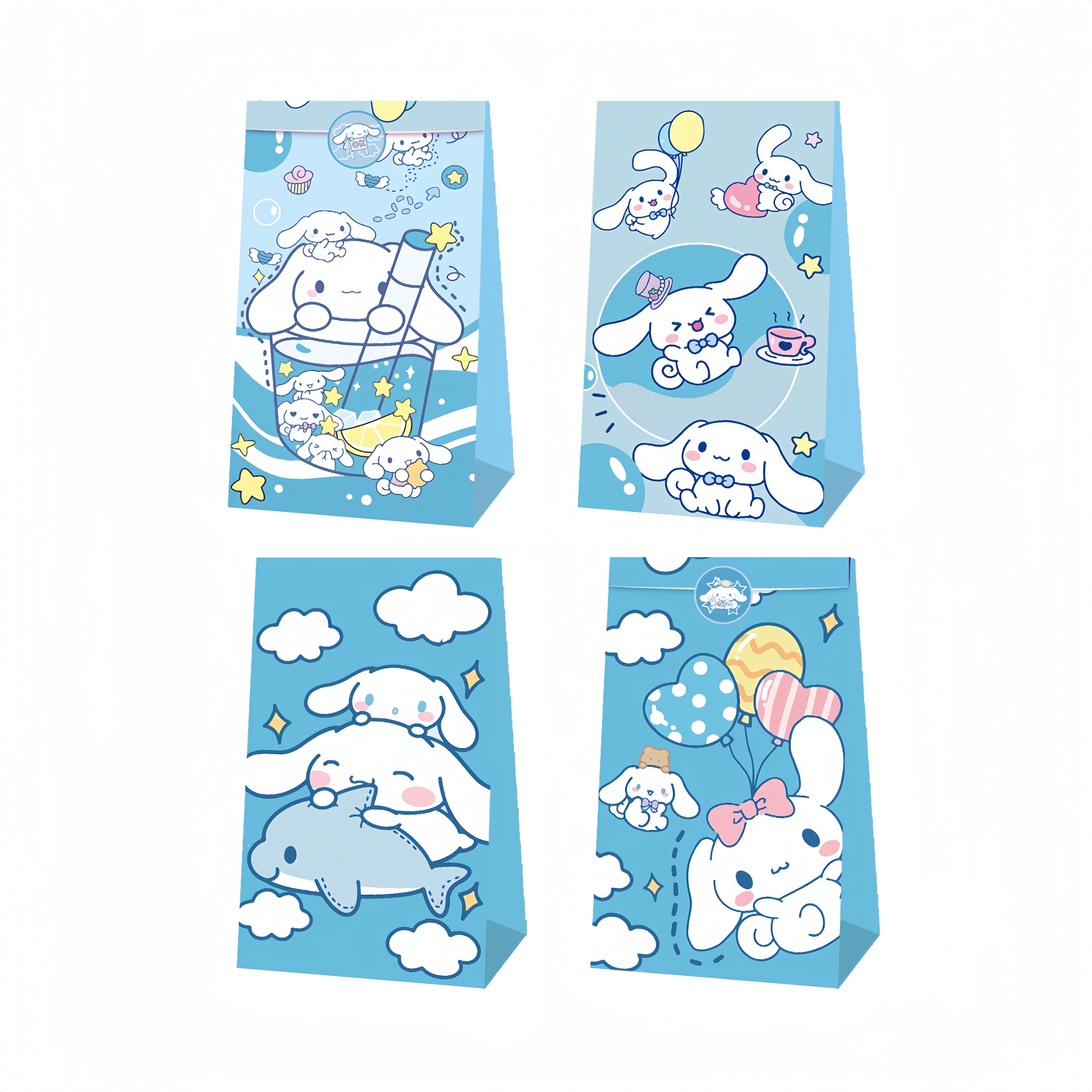 24 PCS Party Favor Candy Bags for Super Mario Pokemon Themed Birthday Supplies Decor,Kids Birthday Game Party Kraft Paper Goodie Gift Bag Decorations