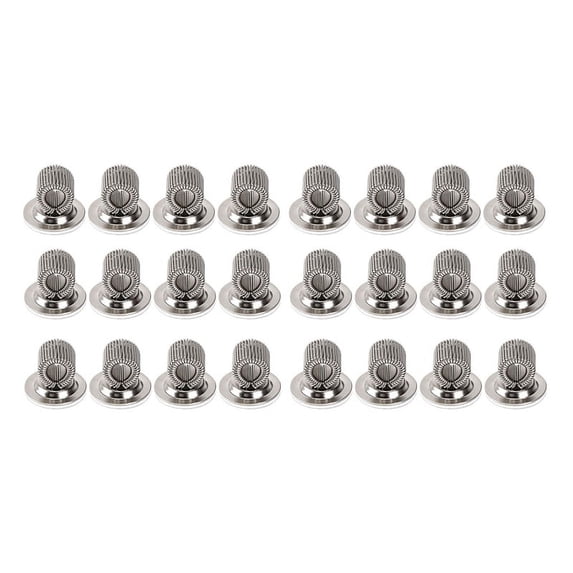 24 PCS Stainless Steel Pen Pencil Holder Clips with Adjustable Spring Loop Self Adhesive Pen Clip Holder