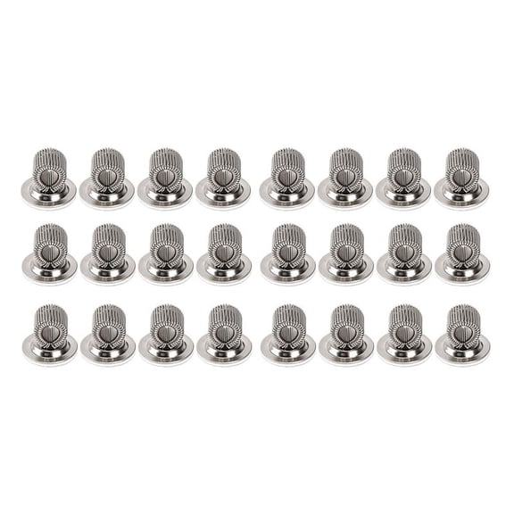24 PCS Stainless Steel Pen Pencil Holder Clips with Adjustable Spring Loop Self Adhesive Pen Clip Holder