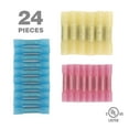 thumbnail image 1 of EverStart 24-Piece Heat Shrink Splice Connectors Kit, Red, Yellow, Blue, UL, 1 of 8