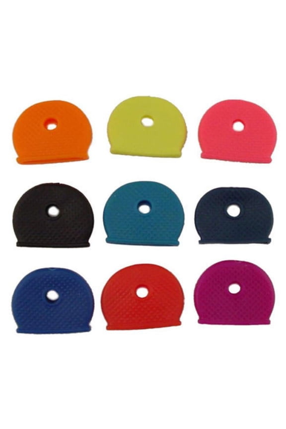 24 PVC Key Top Head cover and cap Case Holder Topper Colorful #1