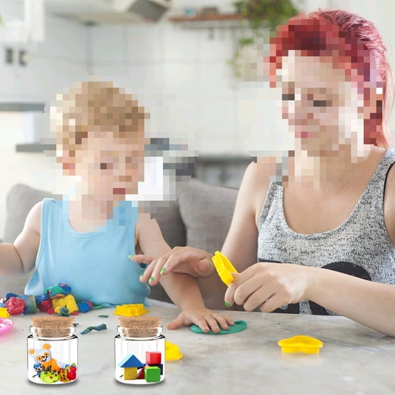 24 Pack 1.7 Oz Glass Bottles with Cork Stoppers,50 ML Mini Small Glass Bottles for Wedding Favors,Crafts Home Decorations,Party Favors$$Home Decor, Kitchen, & Other