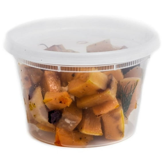 [24 Pack] 16oz Heavy Duty Food Storage Containers with Lids - Leakproof Deli Soup Containers with Lids - Slime, Meal Prep, Take Out, Stackable, Microwavable, Dishwasher Safe, Freezer Safe, BPA Free