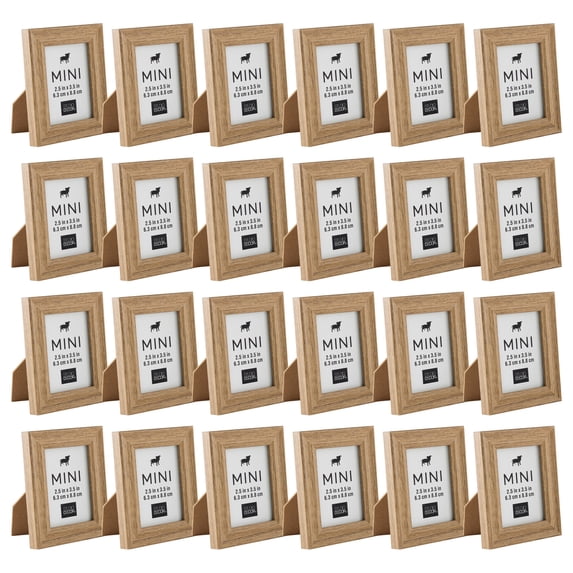 Studio Decor 2.5" x 3.5" Driftwood Mini Frame, 24 Pack