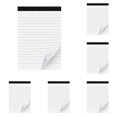 thumbnail image 1 of 24 Pack 3 x 5 Inch Memo Pads, College Ruled Note Pads, 30 Sheets Each, Top Bound Small Writing Pads with Perforated Pages, 80 GSM Thick Paper, Chipboard Back for Office Classroom Home, 1 of 1
