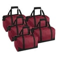 thumbnail image 1 of 24 Pack 30 Liter Capacity Unisex Duffel Bags with Handle and Luggage Shoulder Strap for Gym, Travel and Commuting in Red, 1 of 8