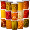 24 Pack 32 Oz Plastic Deli Containers with Lids Food Storage