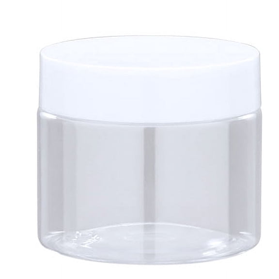24 Pack 4 OZ Plastic Cosmetic Jars Leak Proof Container with Lid for Cream, Lotion, Powder, ointment, Samples