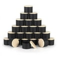thumbnail image 1 of 24 Pack 4 Oz Black Candle Tins with Lids, 4Oz Candle Jars for Making Candles Bulk, 1 of 8