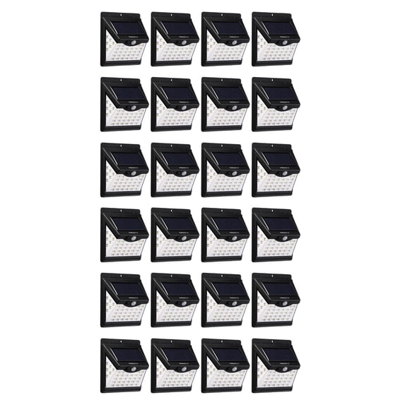 24 Pack 40 LEDs Motion Sensor Outdoor Lights Security Flood Light Wall Lamp for Outside Garage Yard