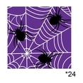thumbnail image 1 of 24 Pack 6.5 Inch Spider Web Disposable Halloween Paper Napkins, Spooky Spider Print Decorative Tissue, Disposable Table Napkins for Indoor Outdoor Halloween Decorations Haunted House Party Supplies, 1 of 6