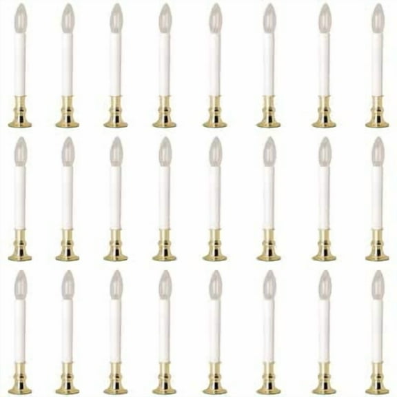 Ashland 7" Electric Candle Lamp with Sensor, 24 Pack