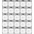 thumbnail image 1 of 24 Pack 8 oz Mason Jars with Regular Lids - Mini Glass Clear Mason Jars, Small Half Pint Canning Jars with Airtight Lids for Jam, Honey, Baby Foods, Overnight Oats, Party Favors, 1 of 13