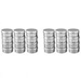 thumbnail image 1 of 24 Pack 80Ml Tins Containers Tea Aluminum Box Lip Balm Balm Storage Box Jar Containers with Screw Cap, 1 of 9