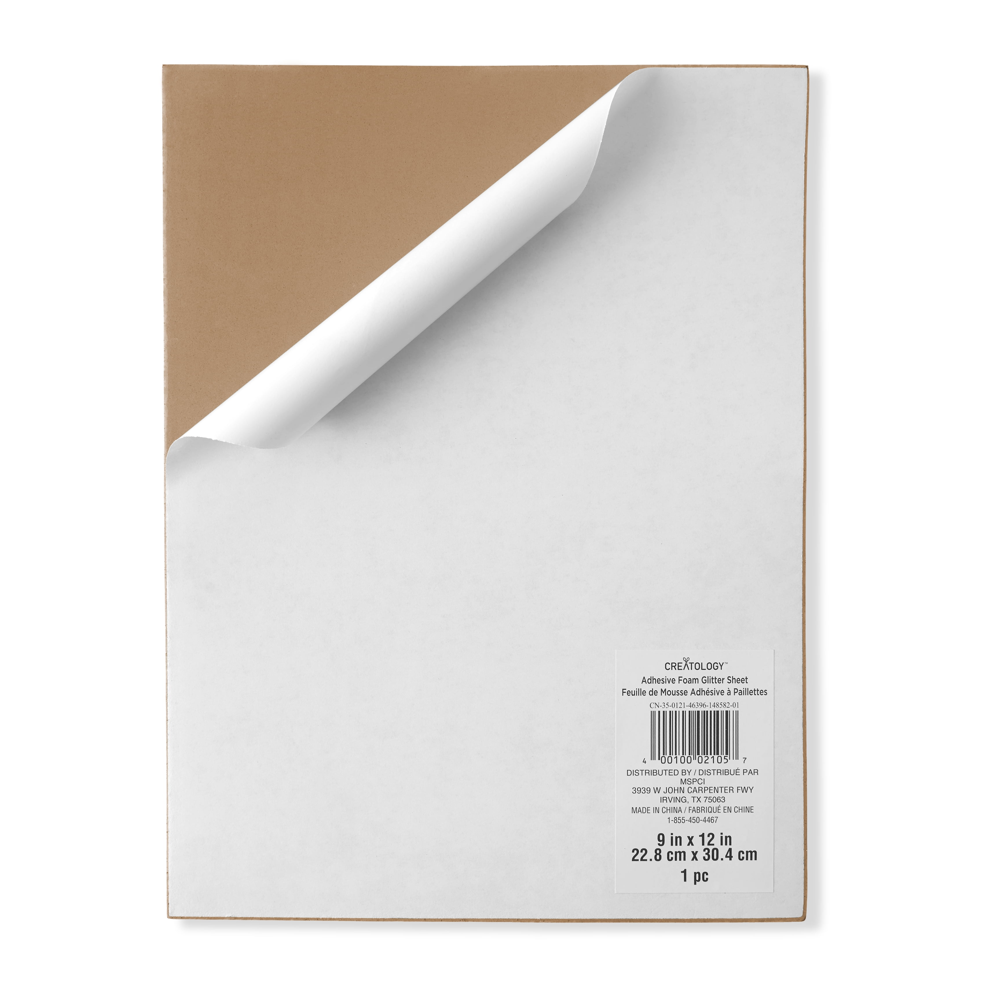 Creatology 9" x 12" Glitter Foam Sheet, 24 Pack