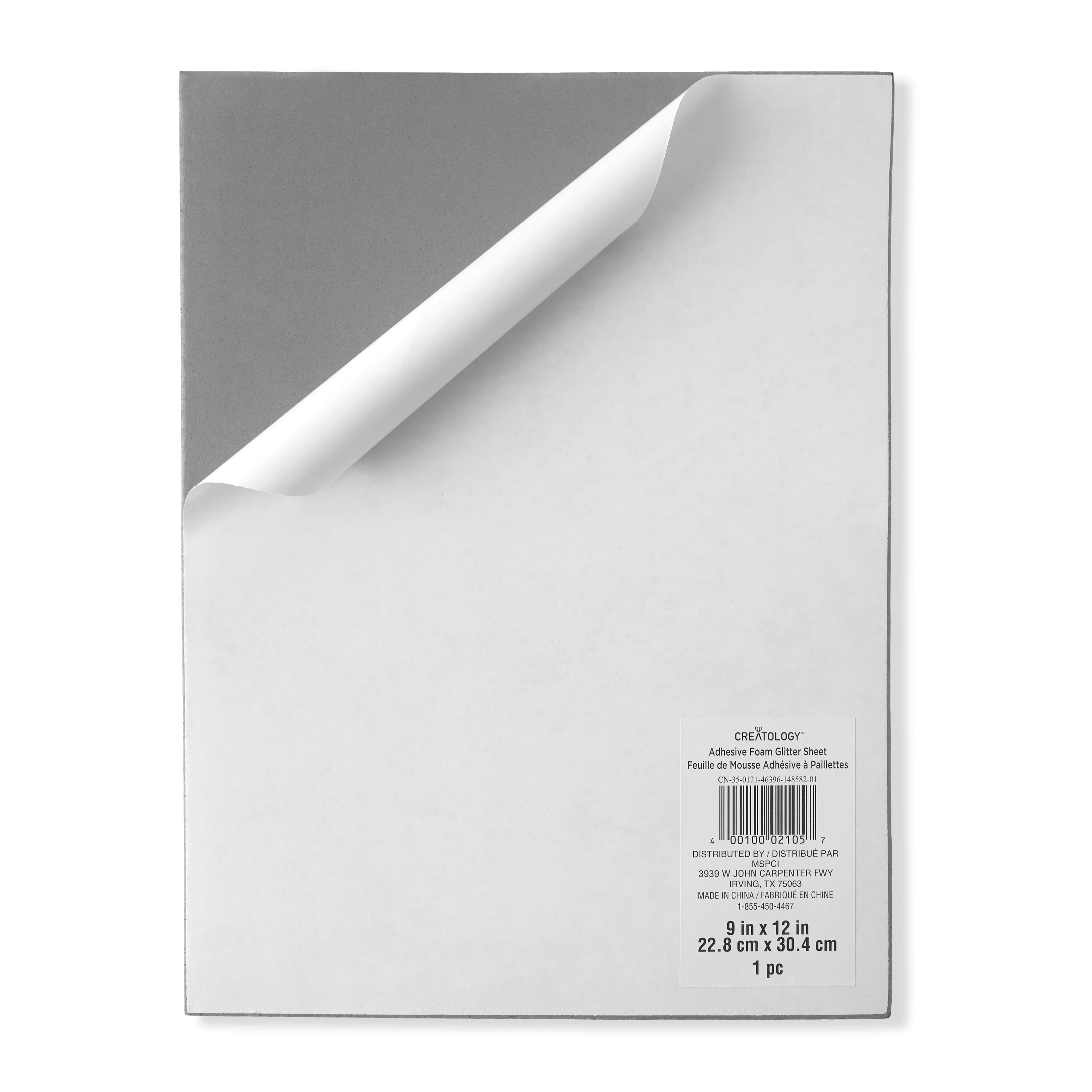 Creatology 9" x 12" Glitter Foam Sheet, 24 Pack