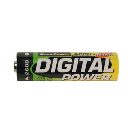 24-Pack AA NiMH AccuPower Batteries (2600 mAh)