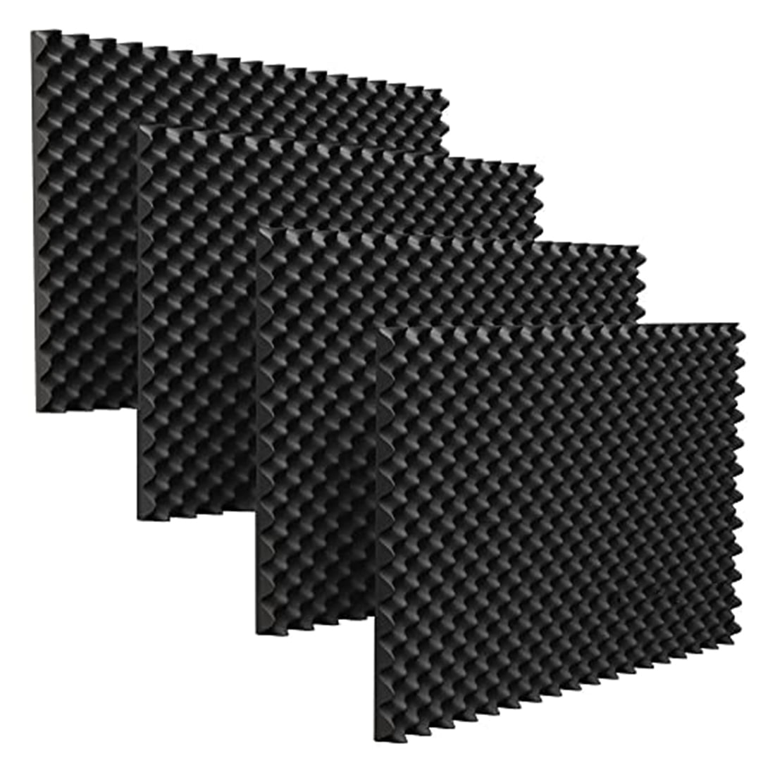 24 Pack Acoustic Foam Panels Fireproof Soundproofing Treatment Wall