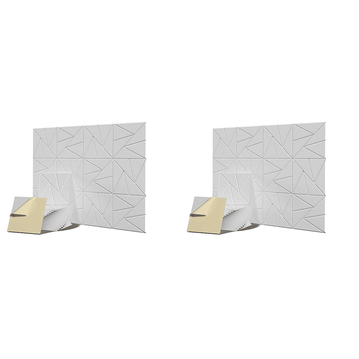 24 Pack Acoustic Panels with Self-Adhesive, 12X 12X 0.4Inch Sound Proof Foam Panels,Sound Panels High Density, White