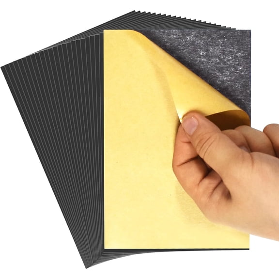 24 Pack Adhesive Magnetic Paper,4" x 6" Flexible Magnet Sheets with Adhesive for Photo and Picture Magnets