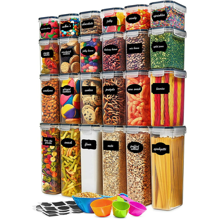https://i5.walmartimages.com/seo/24-Pack-Airtight-Food-Storage-Container-Set-BPA-Free-Clear-Plastic-Kitchen-Pantry-Organization-Canisters-Durable-Lids-Cereal-Dry-Flour-Sugar-Labels-M_289eb394-2f84-4efa-b098-aadc3e2b964b.78fb3adace7bbc888fac567df843ad71.jpeg?odnHeight=768&odnWidth=768&odnBg=FFFFFF