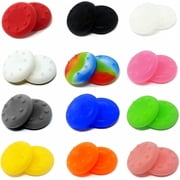 24-Pack Anti-Slip Silicone Thumb Grip Caps, 12 Colors High Sensitivity Joystick Covers with 360  Textured Dots Compatible with PS5 PS4 Xbox Series X/S Xbox One Xbox 360 Controller