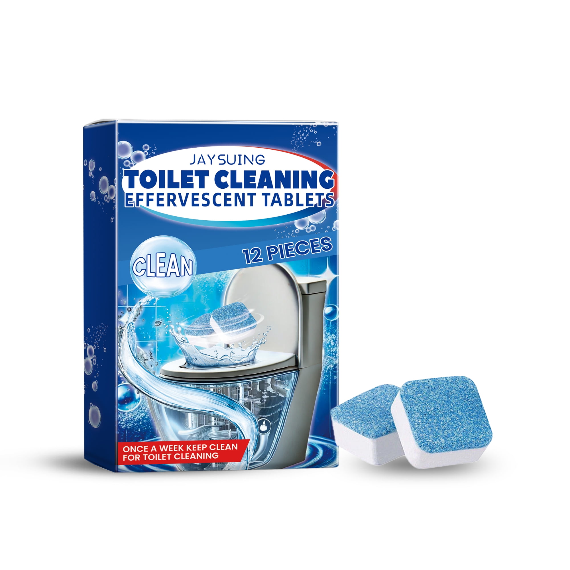 24 Pack Automatic Toilet Bowl Cleaner Tablets, Bathroom Toilet Tank ...