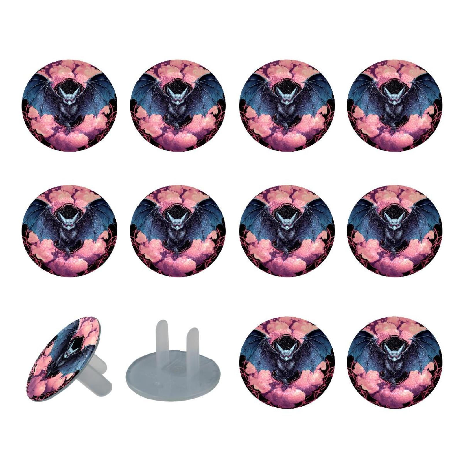 24 Pack Bat Outlet Covers Baby Proofing | Secure Electric Plug ...