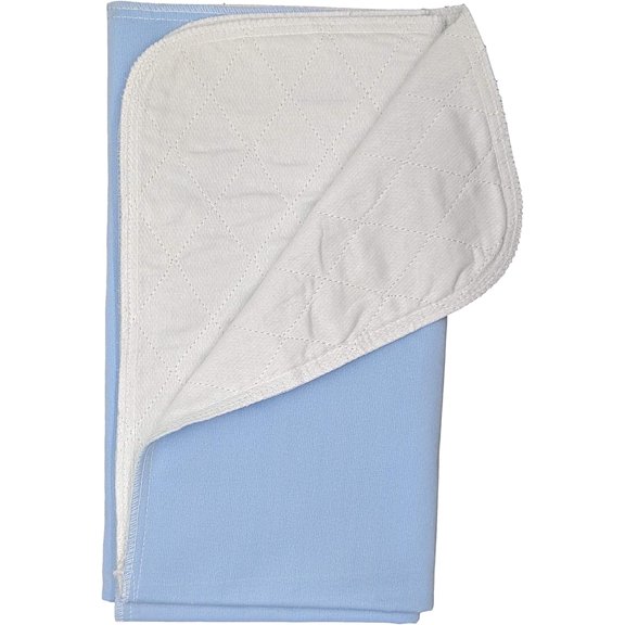 24 Pack Bed Pad Washable Incontinence Underpad - Absorbent Waterproof Urinary Protection for Seniors, Children 36 x 34 Blue