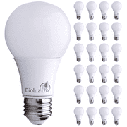 24 Pack Bioluz LED A19 40 Watt LED Light Bulbs Non Dimmable