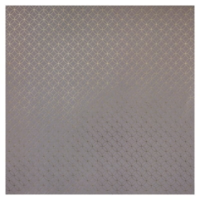 Recollections Black with Gold Circles Paper, 12" x 12", 24 Pack