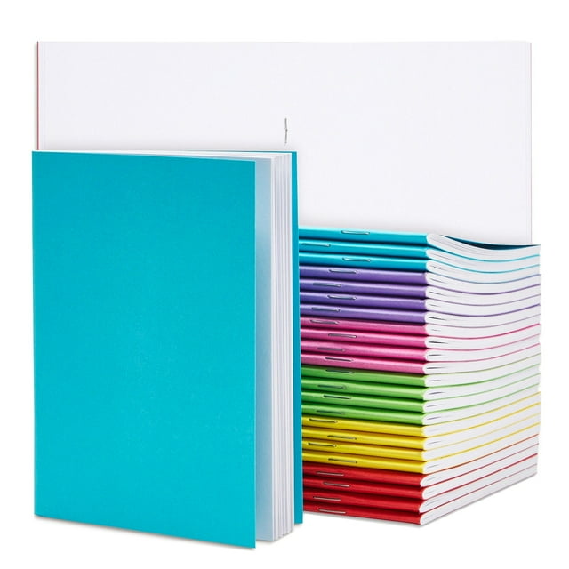 24 Pack Blank Books for Kids to Write Stories, Bulk Small Notebooks
