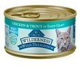thumbnail image 1 of (24 Pack) Blue Buffalo Wilderness Wild Delights Chicken & Trout Grain Free Wet Cat Food, 3 oz. Cans, 1 of 4