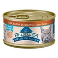 thumbnail image 1 of (24 Pack) Blue Buffalo Wilderness Wild Delights Chicken & Turkey Grain Free Wet Cat Food, 3 oz. Cans, 1 of 4