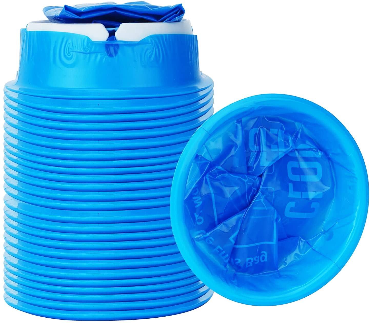 24 Pack Blue Emesis Bags isposable for Kis, 1000 ml Vomit Bag for ...